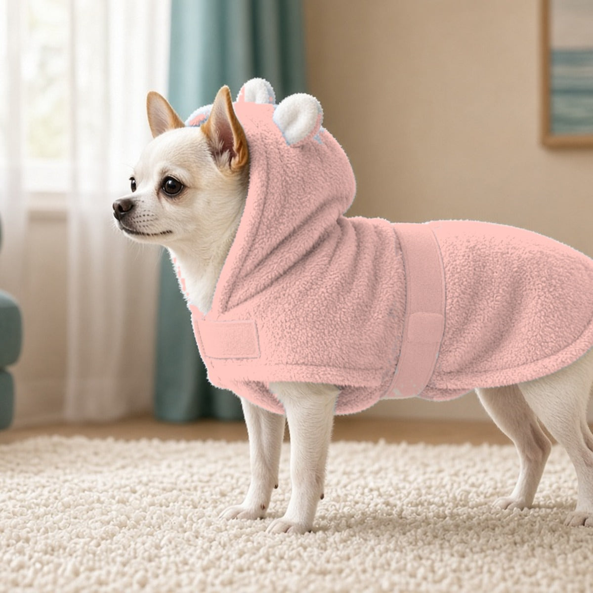 Hooded Bunny Ear Drying Robe