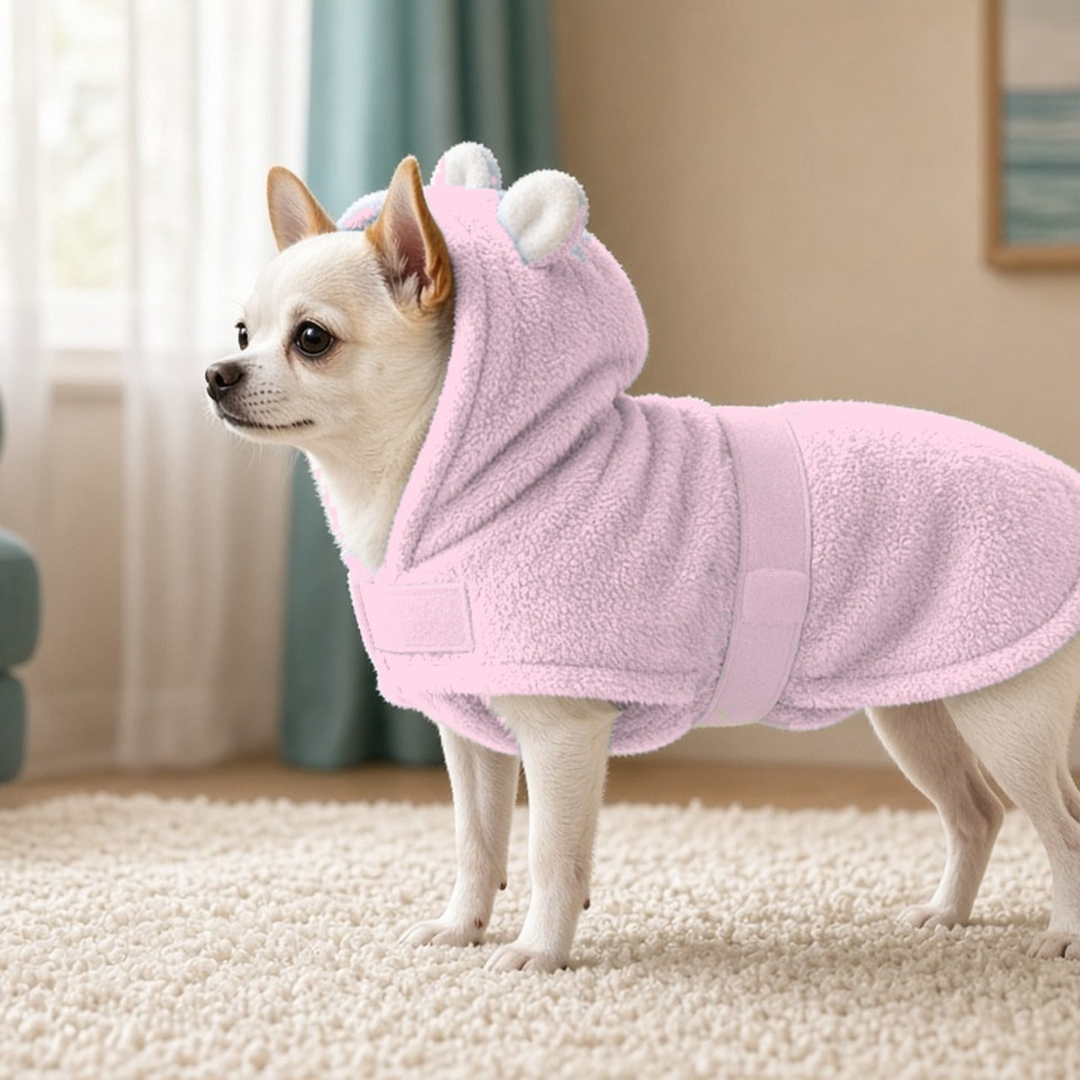 Hooded Bunny Ear Drying Robe