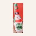 Snowman Christmas squeaky bottle dog toy