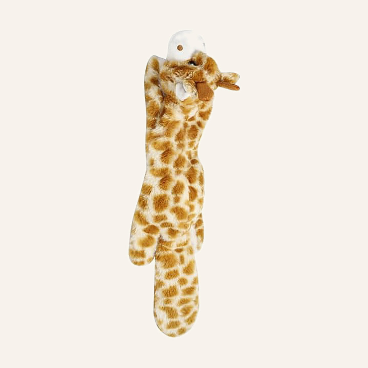 Stuffing-free crinkle giraffe dog toy