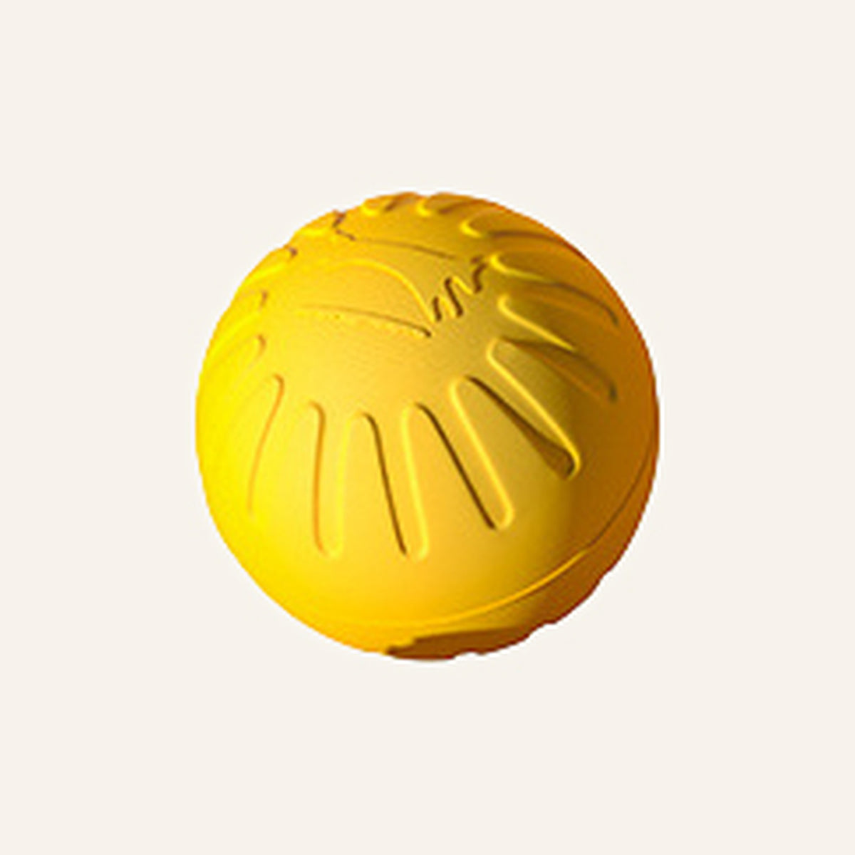 Yellow EVA foam solid fetch ball