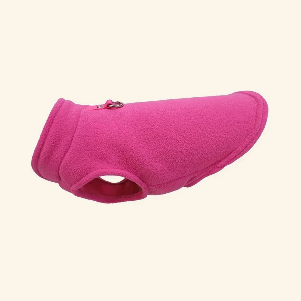 Fleece Dog Vest with D-Ring