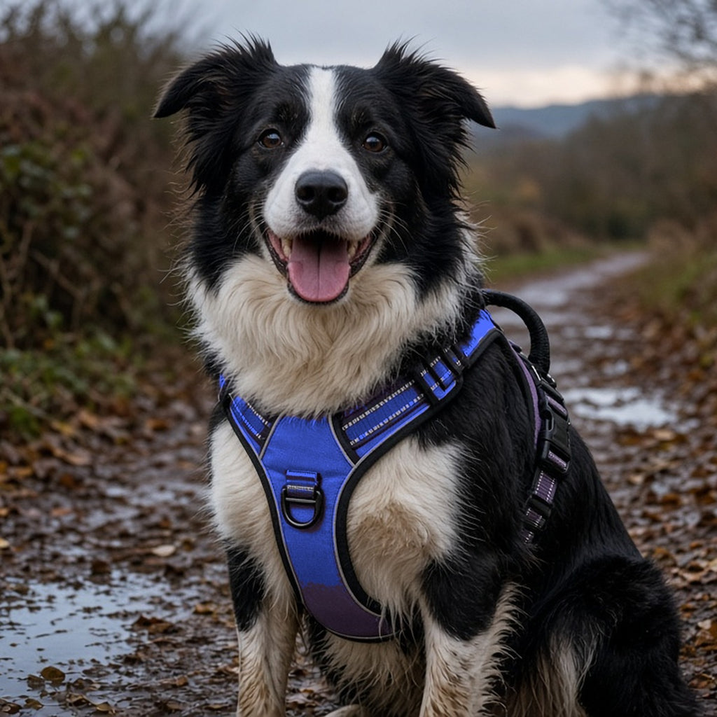 No-Pull Reflective Padded Dog Harness