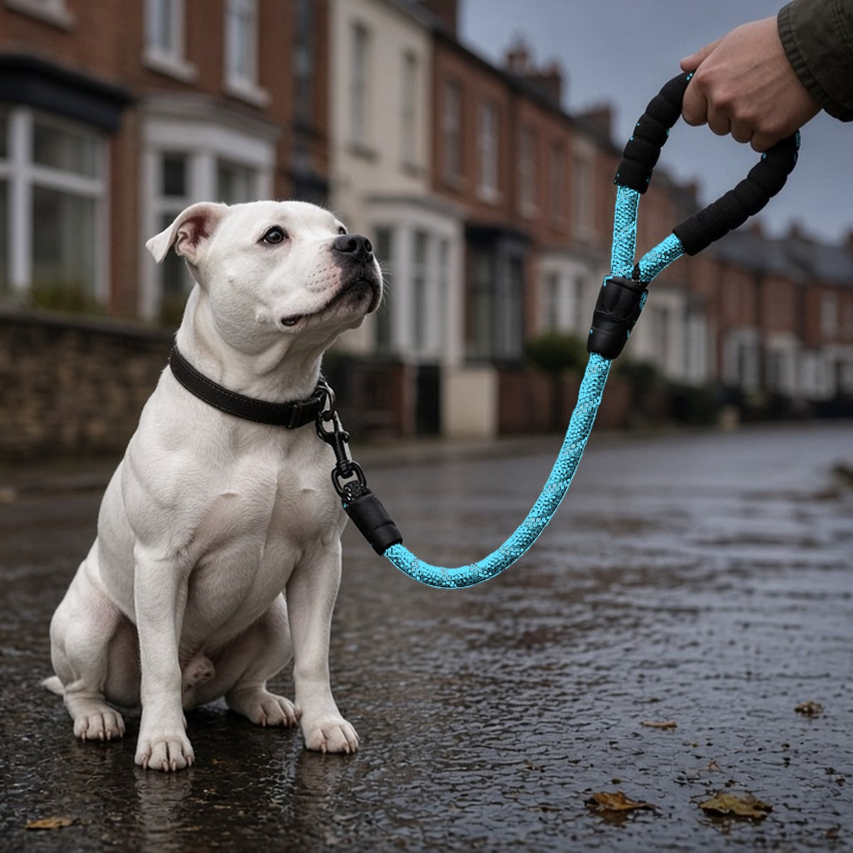 Reflective Padded-Handle Lead