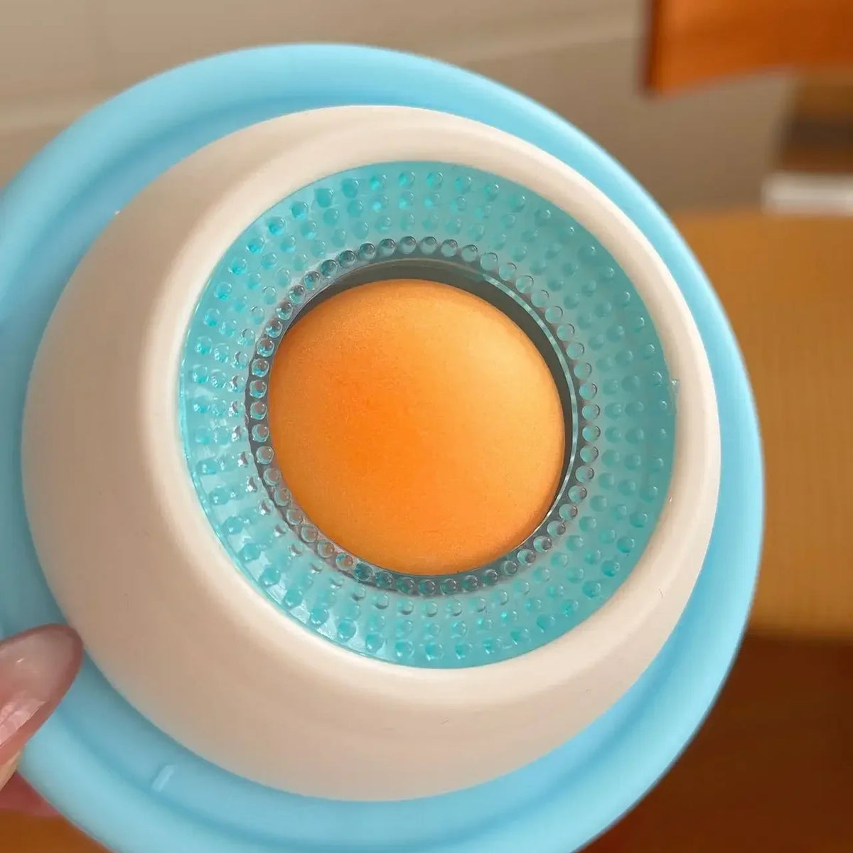 3D Lick Toy Treat Dispenser: detail lick surface