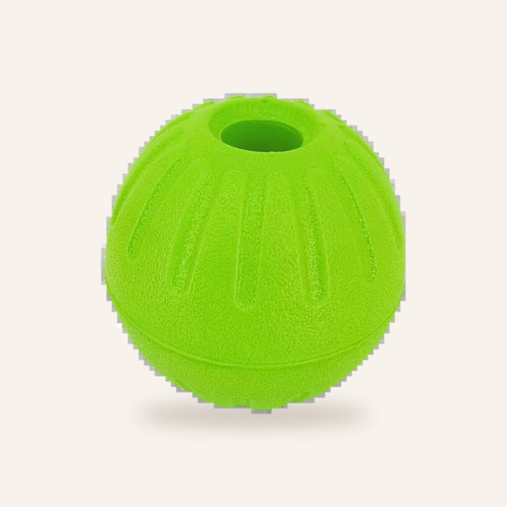 Floating Rubber Fetch Ball: green