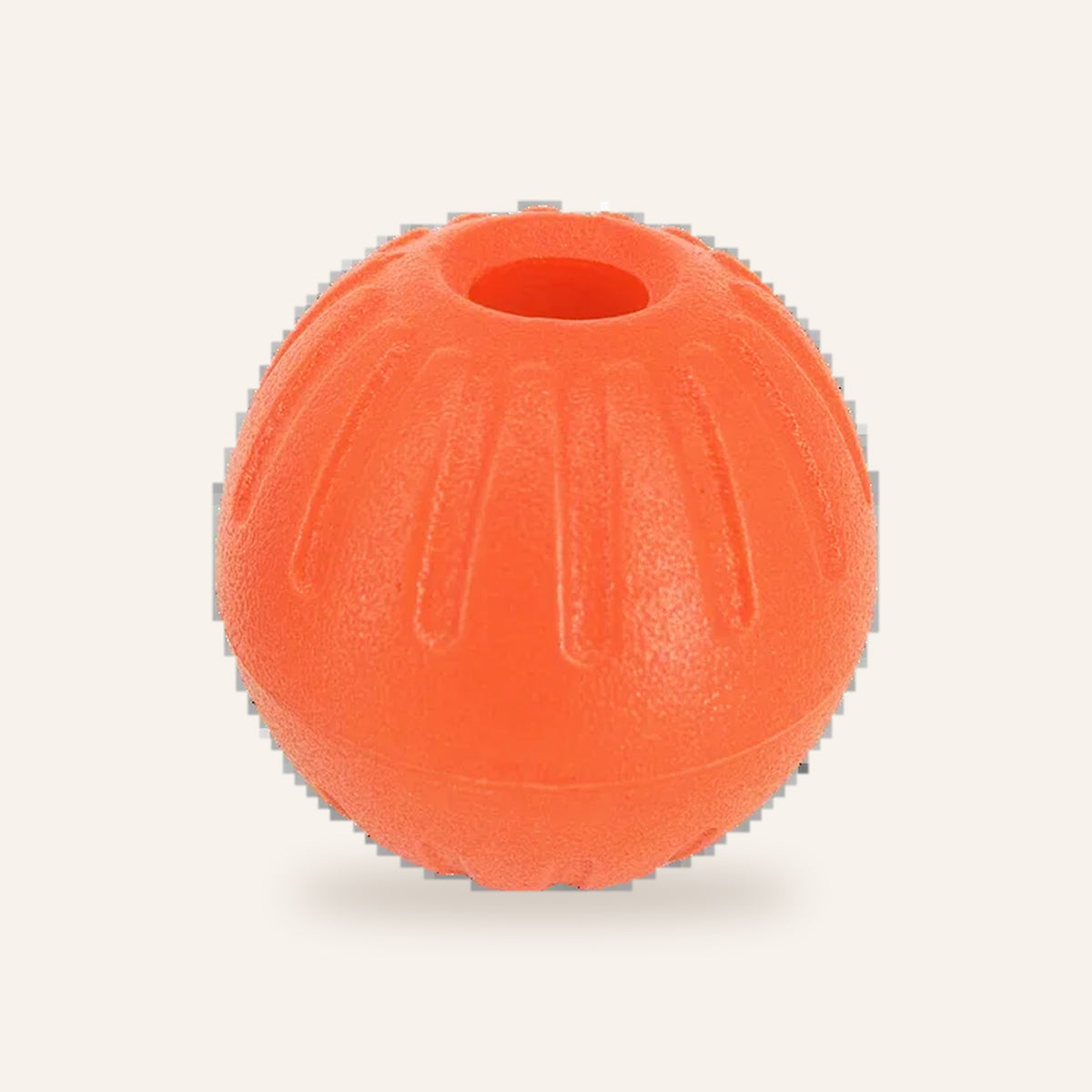 Floating Rubber Fetch Ball: orange