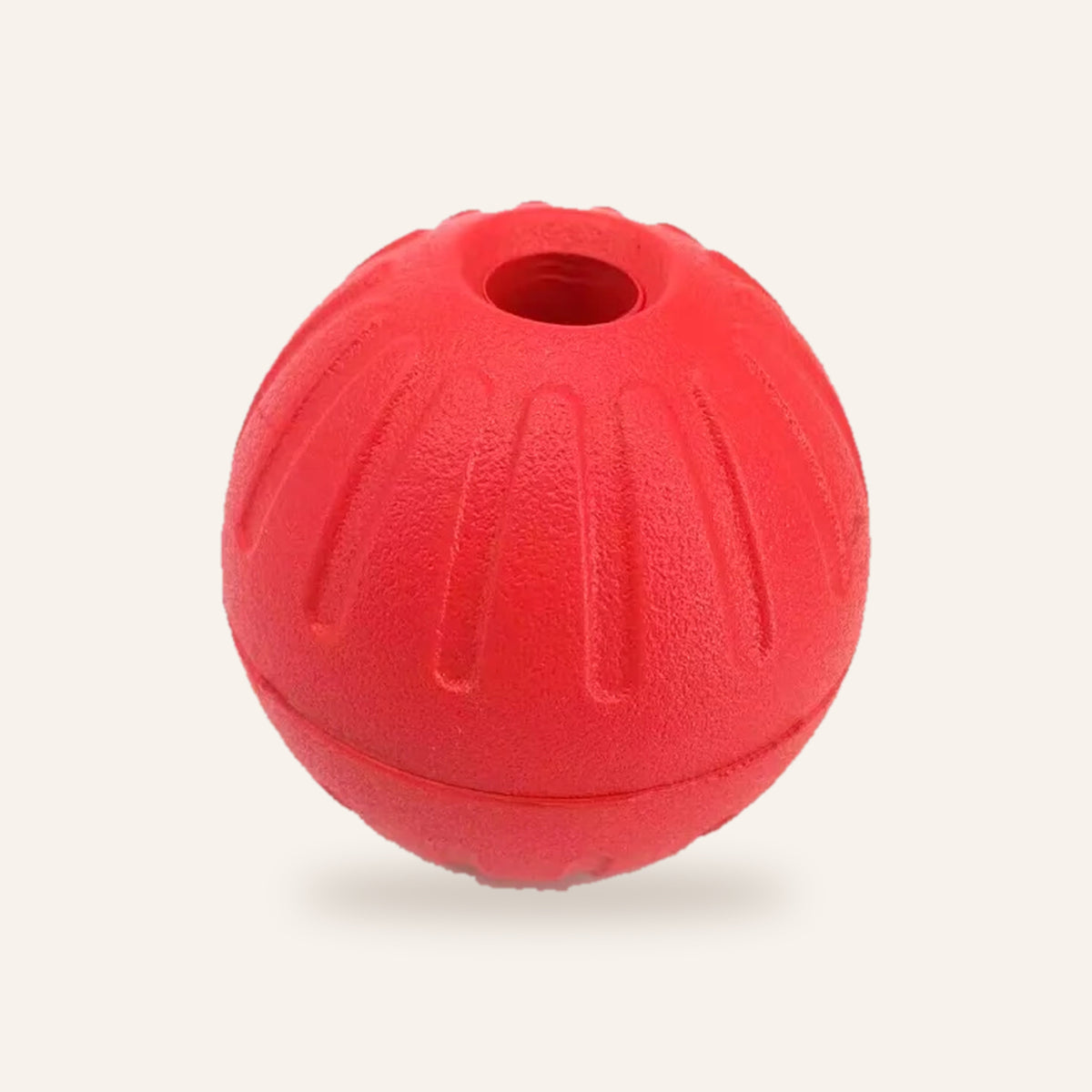 Floating Rubber Fetch Ball: red