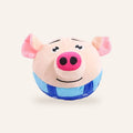 Interactive Jumping Plush Ball Toy: blue pig