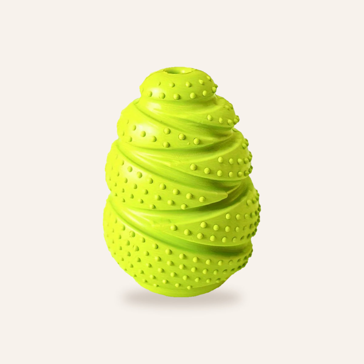 Treat-Dispensing Grenade Chew Toy: green