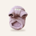 Warm Plush Winter Dog Jumper: purple