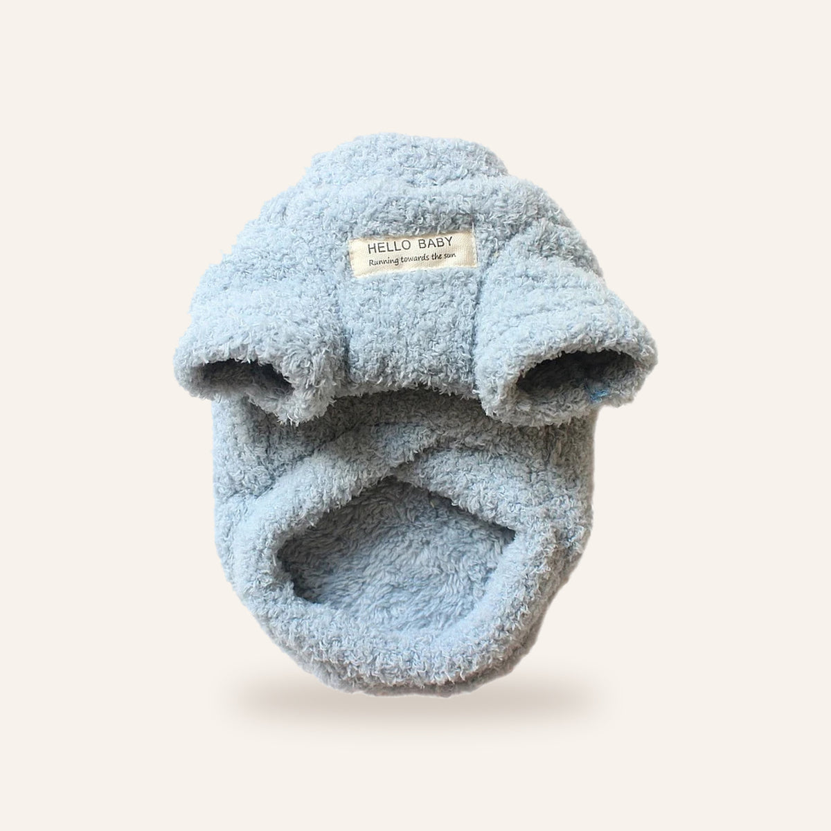 Warm Plush Winter Dog Jumper: blue