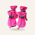 Waterproof Dog Rain Boots (Set of 4): pink