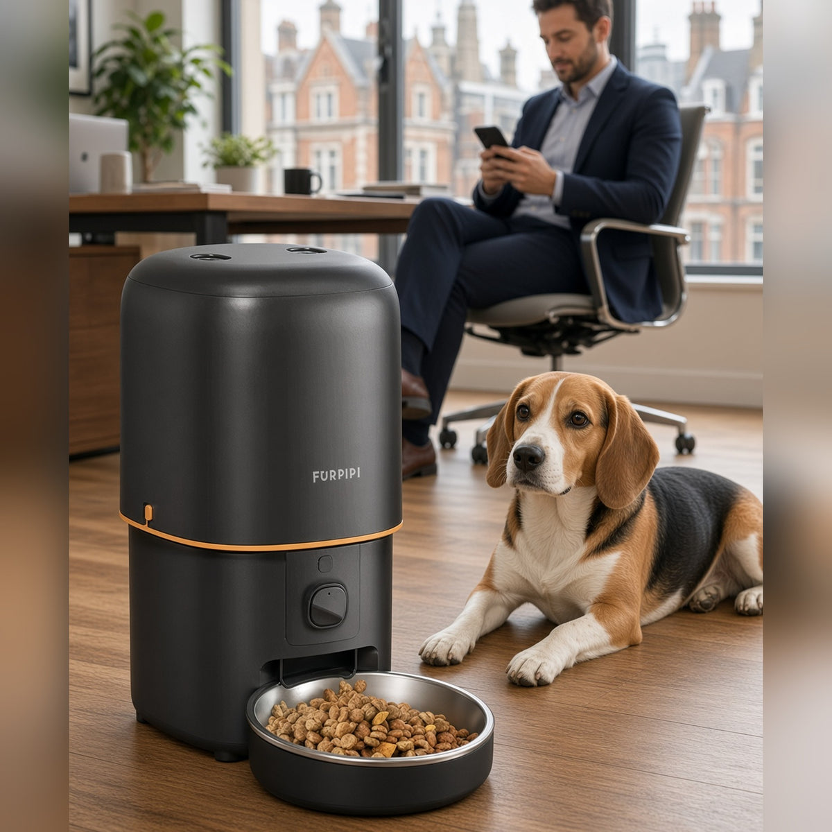 Smart Camera Pet Feeder (2L): owner app