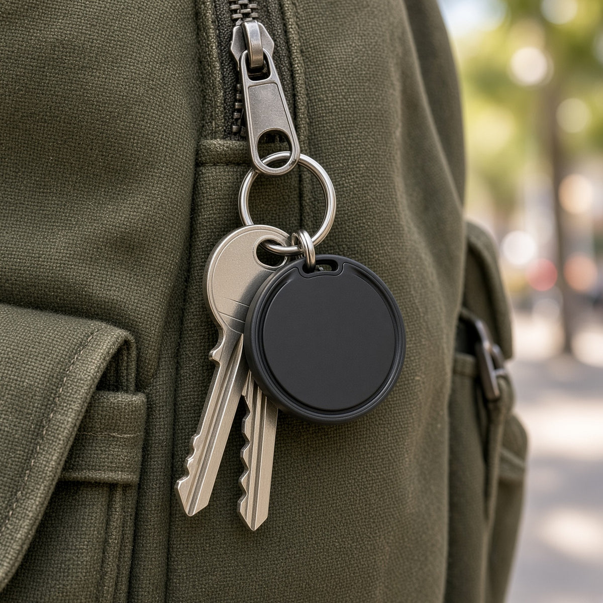 Dual Pet Tracker Tag – iPhone & Android: on keys